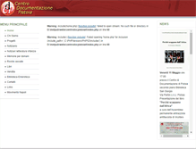 Tablet Screenshot of centrodocpistoia.it